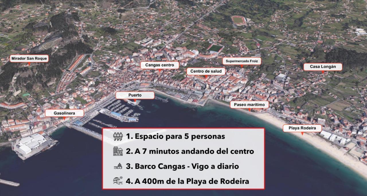 Casa Longan, Completo Alojamiento Cerca De La Playa Cangas do Morrazo Εξωτερικό φωτογραφία